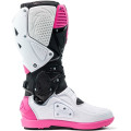 Bottes Sidi Crossfire 3 SRS - noir / blanc / rose | Oxmoto