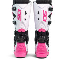 Bottes Sidi Crossfire 3 SRS - noir / blanc / rose | Oxmoto