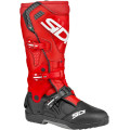 Bottes Sidi Crossair - noir / rouge | Oxmoto
