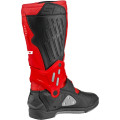 Bottes Sidi Crossair - noir / rouge | Oxmoto