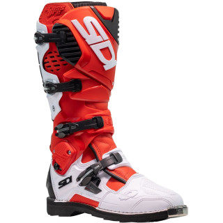 Bottes Sidi Crossfire 3 - rouge / blanc | Oxmoto