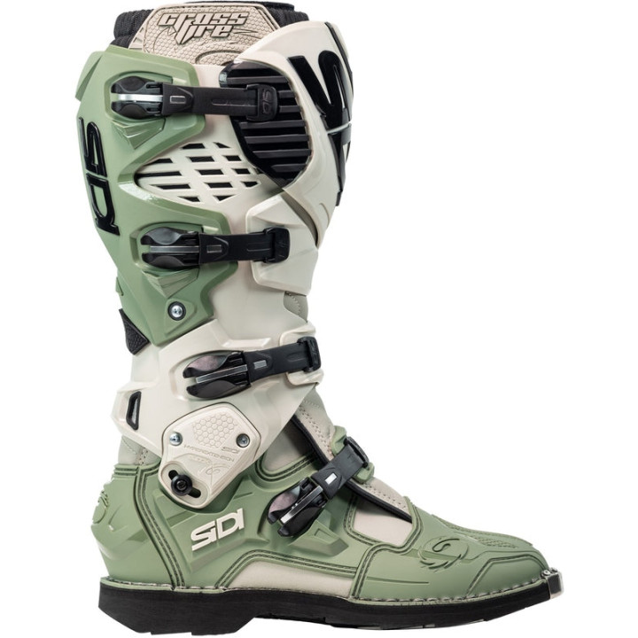 Bottes Sidi Crossfire 3 - Army / Sable | Oxmoto