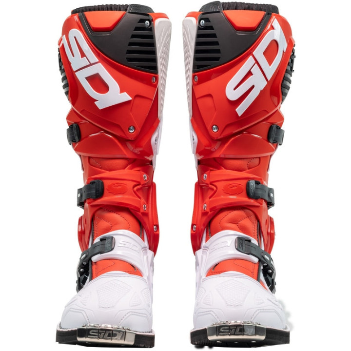 Bottes Sidi Crossfire 3 - rouge / blanc | Oxmoto