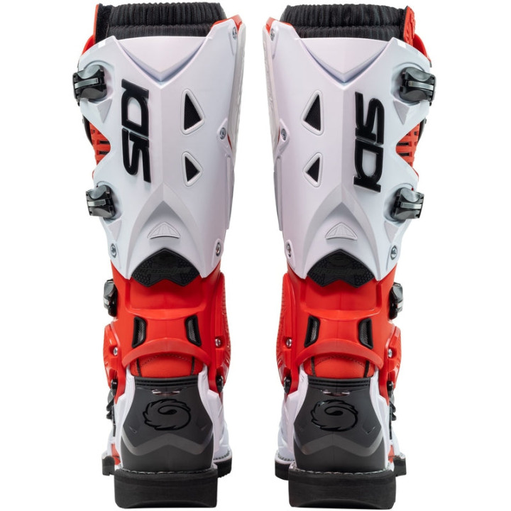 Bottes Sidi Crossfire 3 - rouge / blanc | Oxmoto