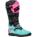 Bottes Sidi XPower SC - Menthe / noir / rose | Oxmoto