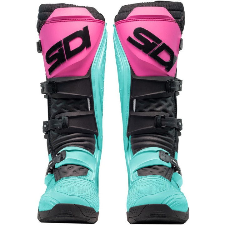 Bottes Sidi XPower SC - Menthe / noir / rose | Oxmoto