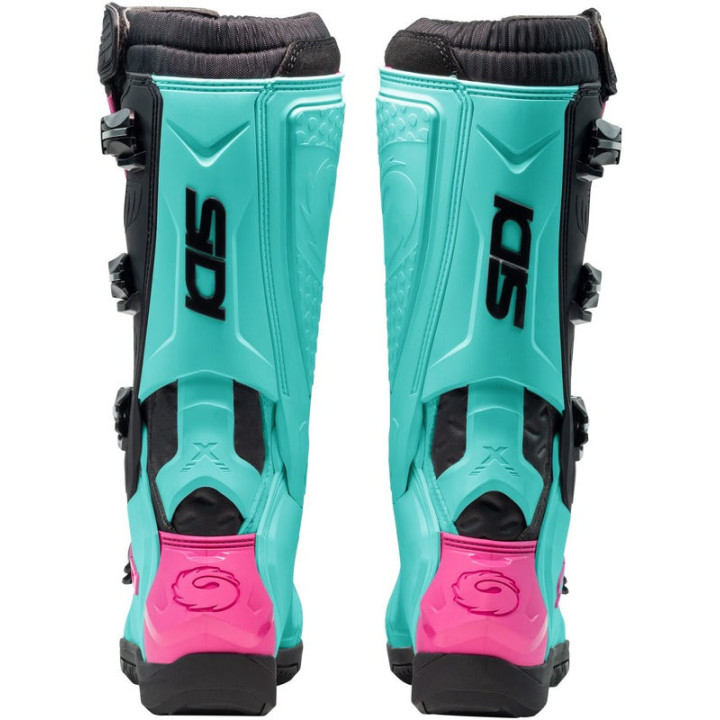 Bottes Sidi XPower SC - Menthe / noir / rose | Oxmoto
