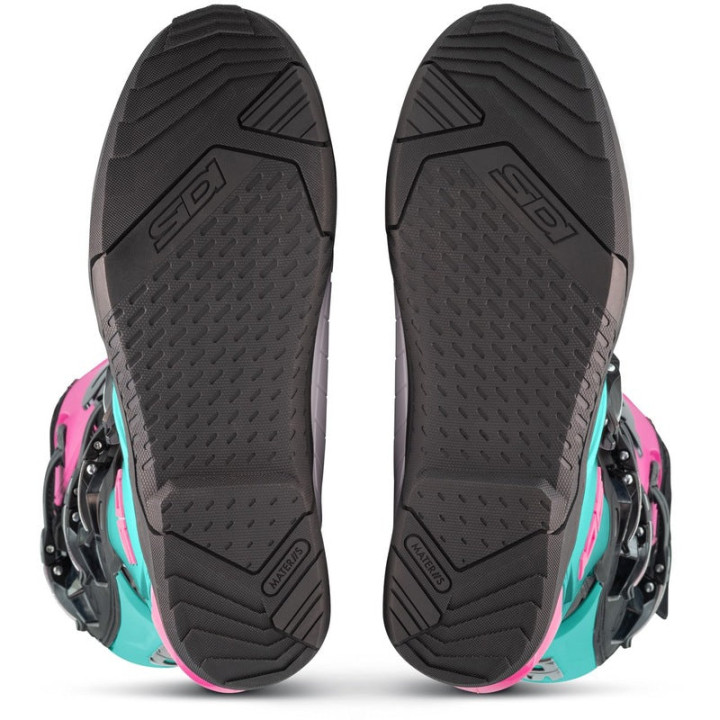 Bottes Sidi XPower SC - Menthe / noir / rose | Oxmoto