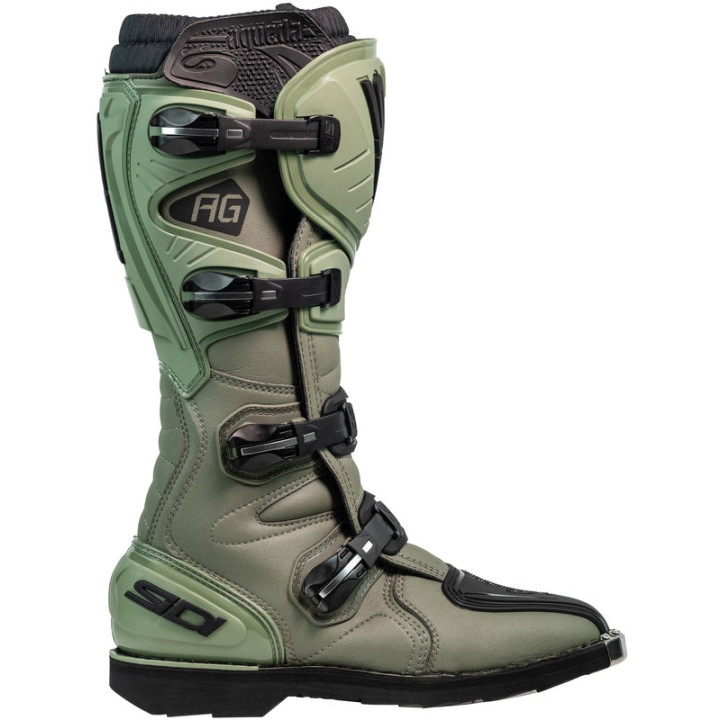Bottes Sidi Agueda - Army / noir | Oxmoto