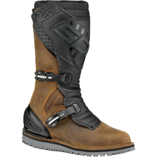Bottes Sidi Trial Zero 2 - Tobacco / noir | Oxmoto