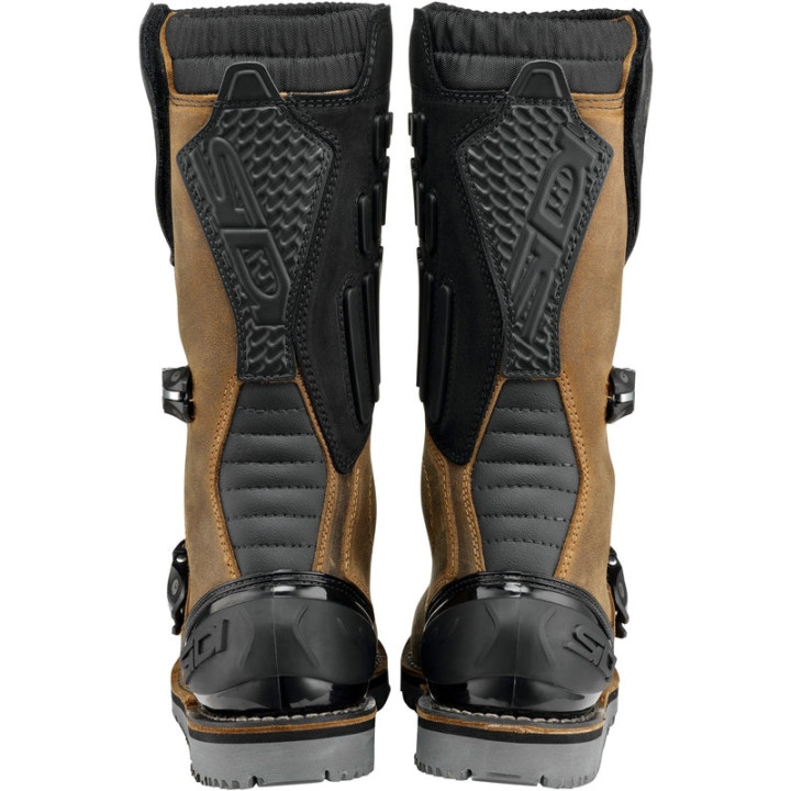 Bottes Sidi Trial Zero 2 - Tobacco / noir | Oxmoto
