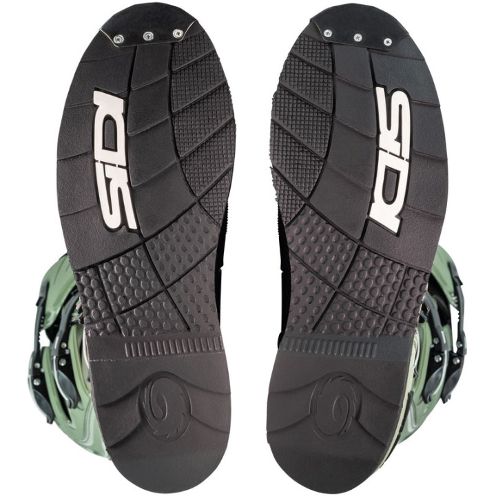 Bottes Sidi Agueda - Army / noir | Oxmoto