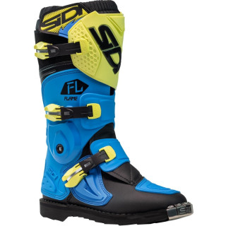 Bottes enfants Sidi Flame - bleu clair / Citron / noir