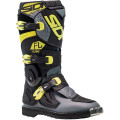 Bottes enfants Sidi Flame - noir / Citron / gris | Oxmoto