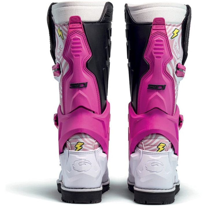 Bottes Sidi Crossair HD Billy Bolt Special Edition - blanc / rose