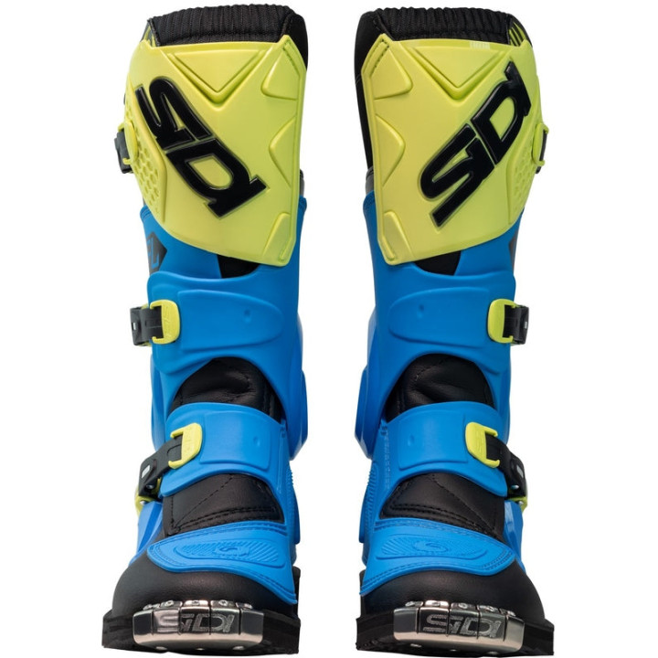 Bottes enfants Sidi Flame - bleu clair / Citron / noir