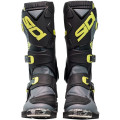 Bottes enfants Sidi Flame - noir / Citron / gris | Oxmoto