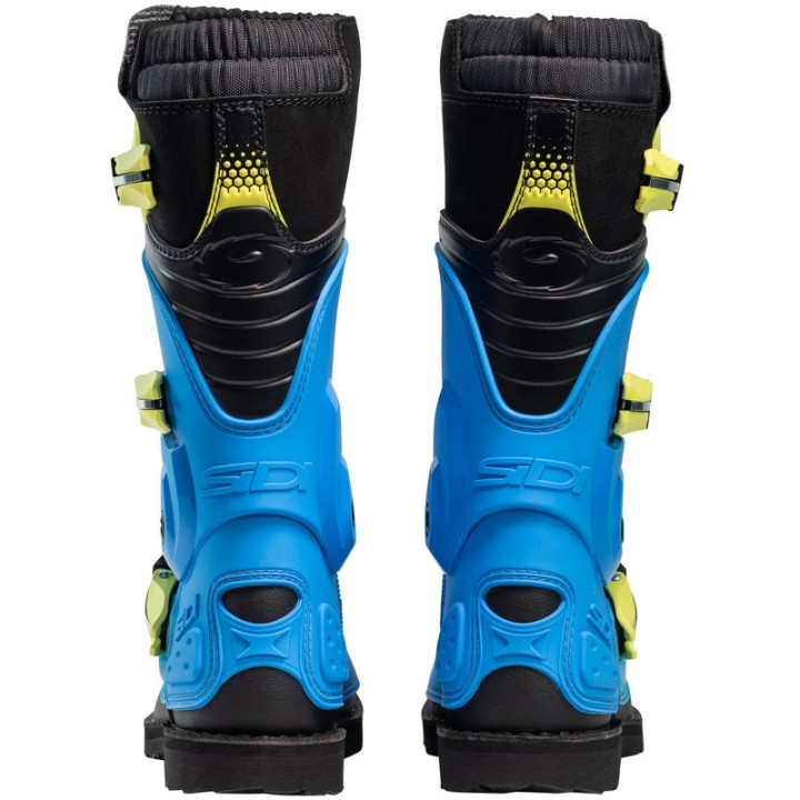Bottes enfants Sidi Flame - bleu clair / Citron / noir