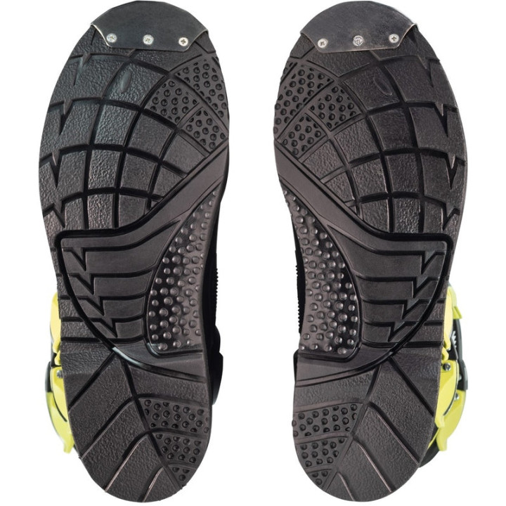 Bottes enfants Sidi Flame - noir / Citron / gris | Oxmoto
