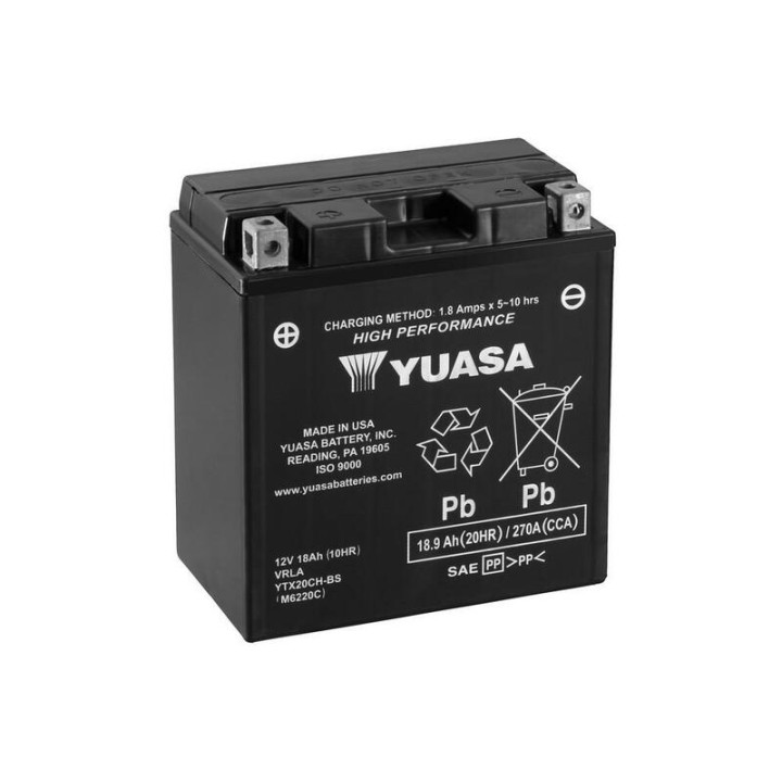 Batterie YUASA sans entretien avec pack acide - TTZ12S