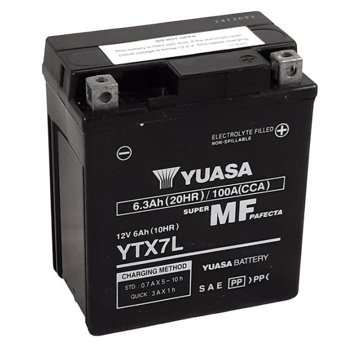 Batterie YUASA conventionnelle sans pack acide - 12N9-3B