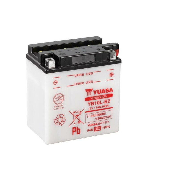 Batterie YUASA conventionnelle sans pack acide - 6N11-2D