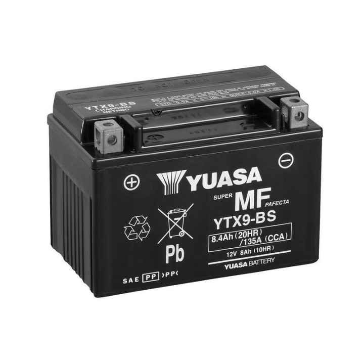 Batterie YUASA sans entretien avec pack acide - YTX16-BS-1