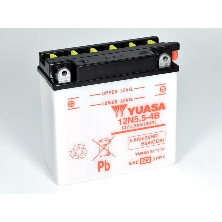 Batterie YUASA conventionnelle sans pack acide - 6N4-2A-4