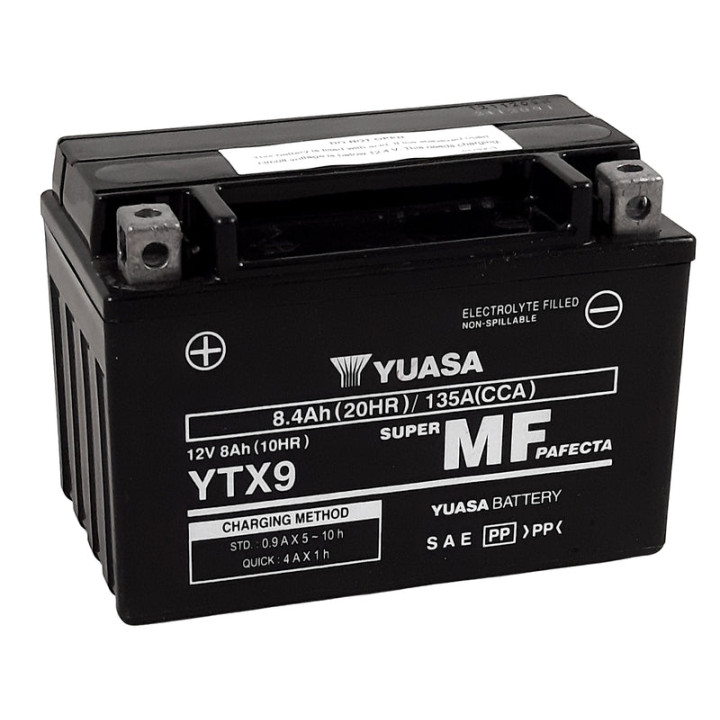 Batterie YUASA conventionnelle sans pack acide - 6N4C-1B