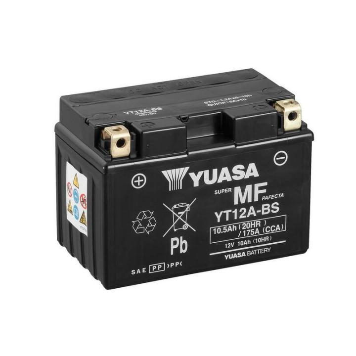 Batterie YUASA conventionnelle sans pack acide - B39-6