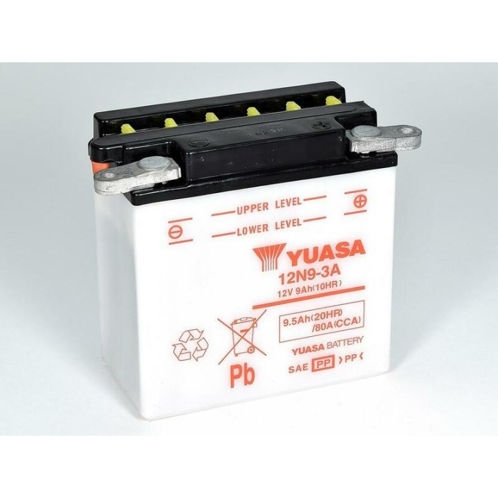 Batterie YUASA conventionnelle sans pack acide - YB12B-B2