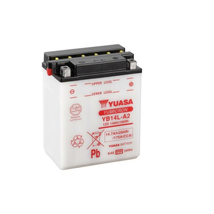 Batterie YUASA conventionnelle sans pack acide - YB18-A