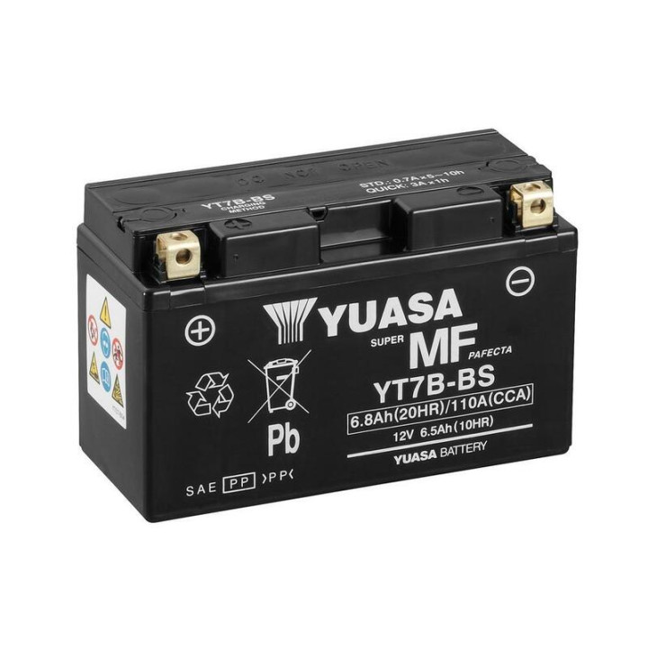Batterie YUASA conventionnelle sans pack acide - YB9-B