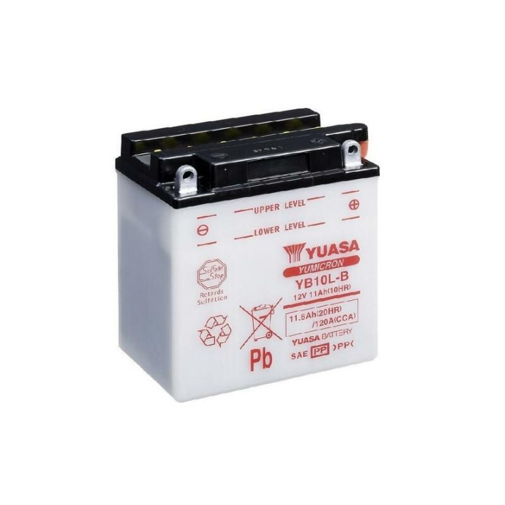 Batterie YUASA conventionnelle sans pack acide - YB9L-B