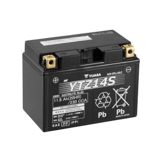 Batterie YUASA conventionnelle sans pack acide - 6N4-2A