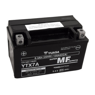 Batterie YUASA conventionnelle sans pack acide - 6N6-1D-2