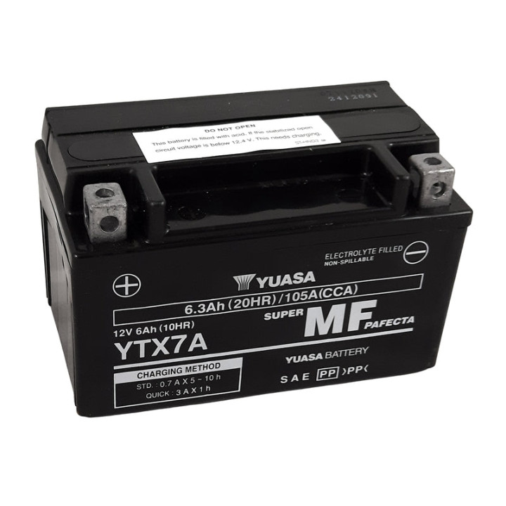 Batterie YUASA conventionnelle sans pack acide - 6N6-1D-2