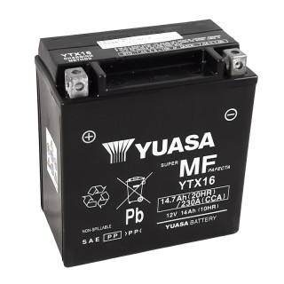 Batterie YUASA sans entretien avec pack acide - TTZ14S