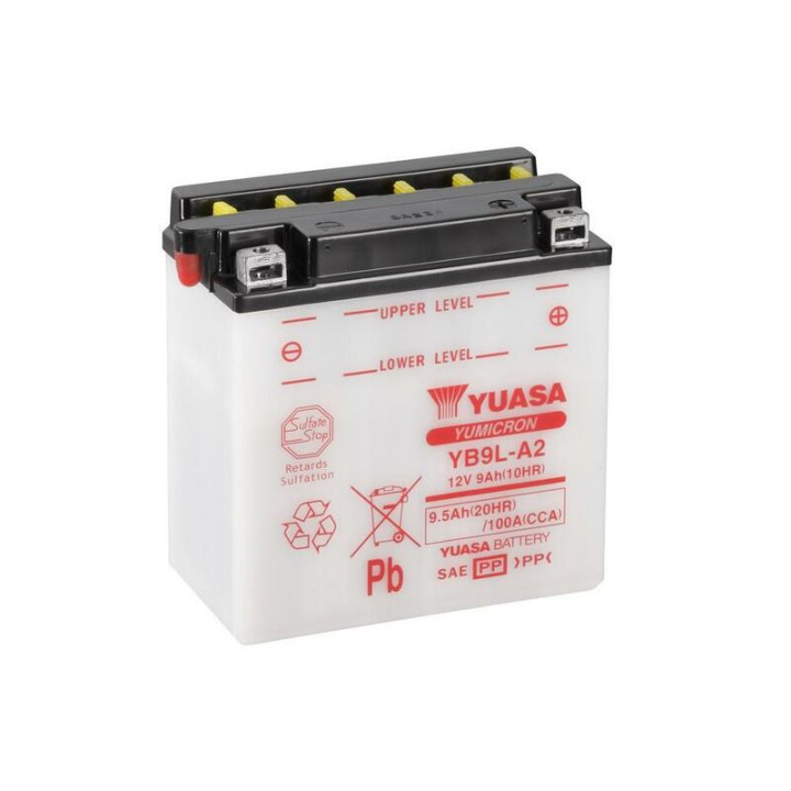 Batterie YUASA conventionnelle sans pack acide - YB12AL-A2