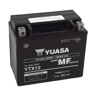 Batterie YUASA conventionnelle sans pack acide - YB16-B