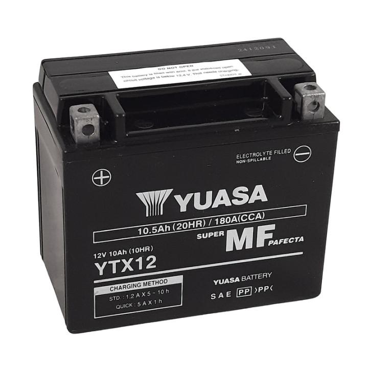 Batterie YUASA conventionnelle sans pack acide - YB16-B