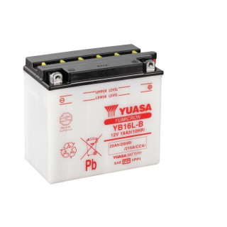 Batterie YUASA conventionnelle sans pack acide - YB16B-A