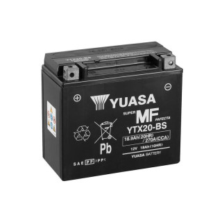 Batterie YUASA conventionnelle sans pack acide - YB16BA-1