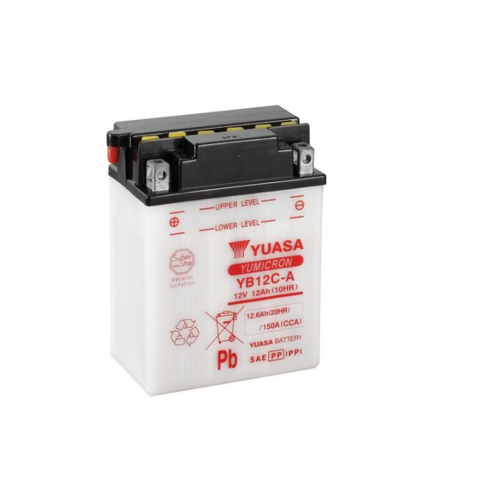 Batterie YUASA conventionnelle sans pack acide - YB3L-A