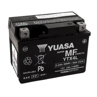 Batterie YUASA conventionnelle sans pack acide - YB4L-A
