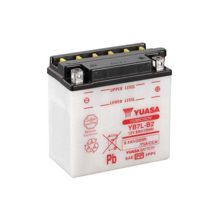 Batterie YUASA sans entretien avec pack acide - YT14B-BS