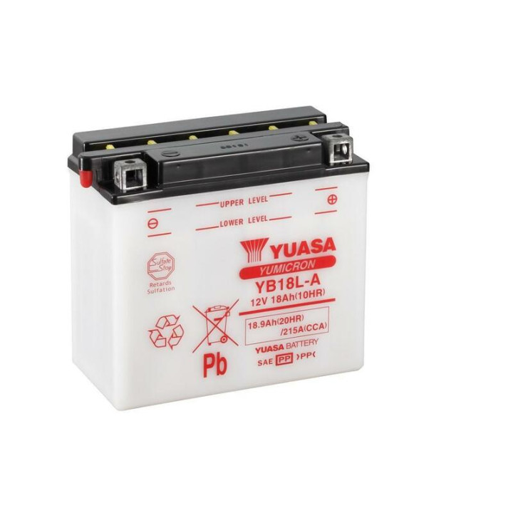 Batterie YUASA sans entretien avec pack acide - YT9B-BS