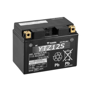 Batterie YUASA sans entretien avec pack acide - YTX14L-BS