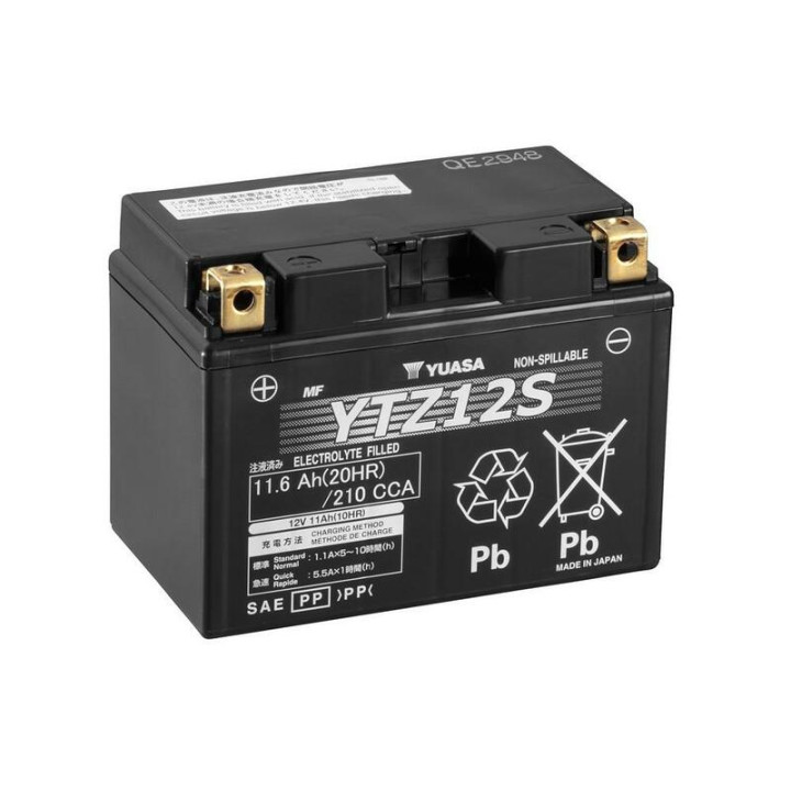 Batterie YUASA sans entretien avec pack acide - YTX14L-BS