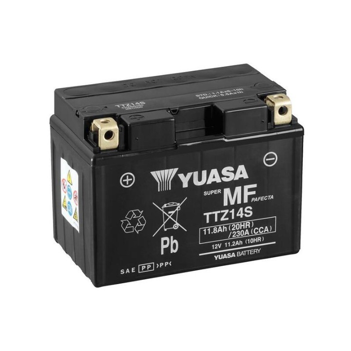 Batterie YUASA sans entretien avec pack acide - YTX24HL-BS